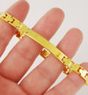 24K gold plated Trendy Bracelet - Ruby's Jewelry
