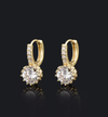 18k gold plated with aaa zircon diamond earring - Ruby's Jewelry