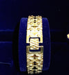 24k Gold Plated 16mm Chain Bracelet - Ruby's Jewelry
