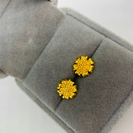 Real gold plated earring - Ruby's Jewelry