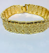 24K Gold Plated 18mm Chain Bracelet - Ruby's Jewelry