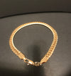 18K Gold Plated Jewelry Set - 6mm Tight Cuban Link Necklace and Bracelet - Ruby's Jewelry