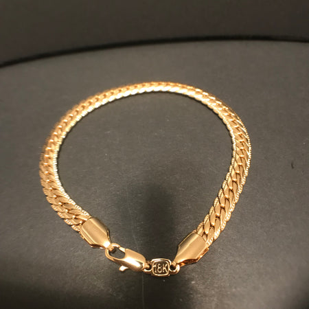 18K Gold Plated Jewelry Set - 6mm Tight Cuban Link Necklace and Bracelet - Ruby's Jewelry