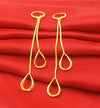 24K Gold Plated Dangle Earrings (27 Styles) - Ruby's Jewelry
