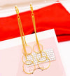 24K Gold Plated Dangle Earrings (27 Styles) - Ruby's Jewelry
