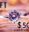 Gift Card - Ruby's Jewelry
