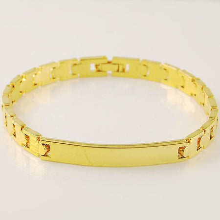 24K gold plated Trendy Bracelet - Ruby's Jewelry