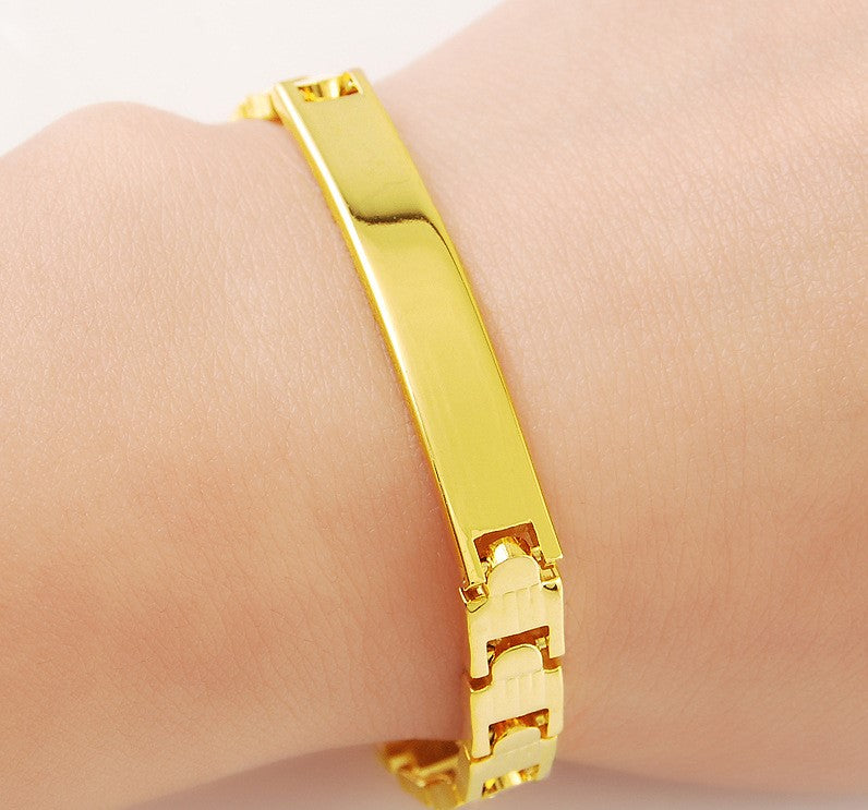 24K gold plated Trendy Bracelet - Ruby's Jewelry