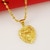 24K Gold  Plated  Hollow Heart Pendant Necklace - Ruby's Jewelry