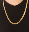 18K Gold Plated 6mm Cuban Link Necklace - Ruby's Jewelry