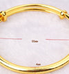 24K gold plated Bangle BG05 - Ruby's Jewelry