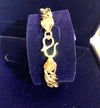 24K Gold Plated 8mm Cuban Link Bracelet - Ruby's Jewelry