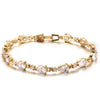 18K Gold Plated Bracelet with AAA Zircon Diamond - Ruby's Jewelry