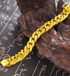 24k gold plated twice pattern bracelet - Ruby's Jewelry