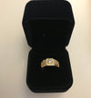 14K Gold Plated Ring with AAA Zircon Diamonds - Ruby's Jewelry