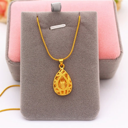 24K Gold Plated Necklace - Ruby's Jewelry