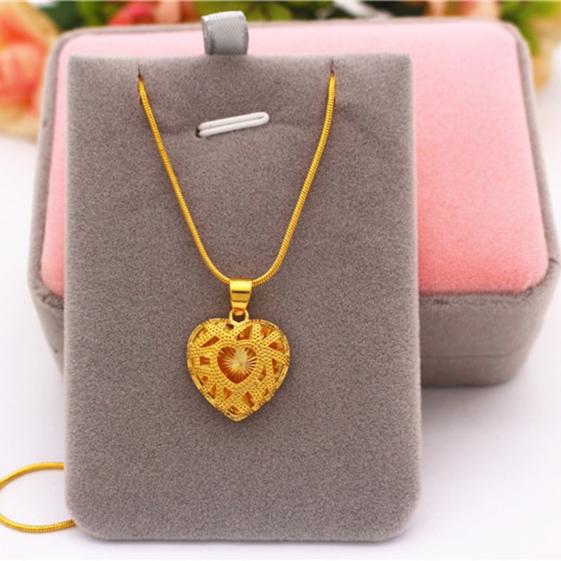 24K Gold Plated Necklace - Ruby's Jewelry