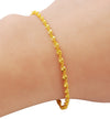 24K Gold Filled 2mm Fine Bracelet - Ruby's Jewelry