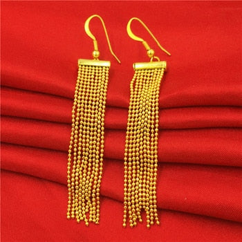 24K Gold Plated Dangle Earrings (27 Styles) - Ruby's Jewelry