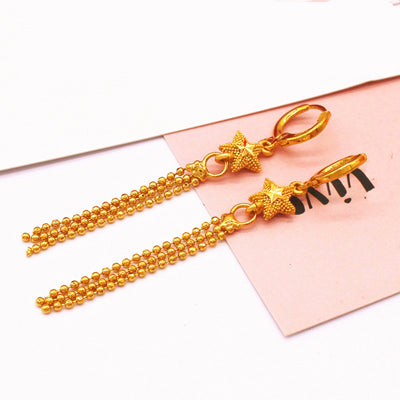 24K Gold Plated Dangle Earrings (27 Styles) - Ruby's Jewelry