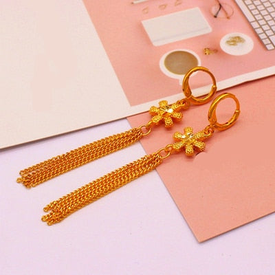 24K Gold Plated Dangle Earrings (27 Styles) - Ruby's Jewelry