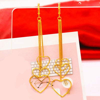 24K Gold Plated Dangle Earrings (27 Styles) - Ruby's Jewelry