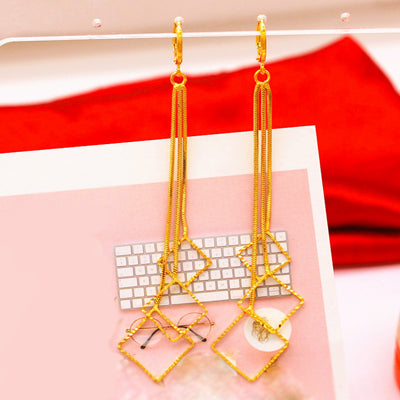 24K Gold Plated Dangle Earrings (27 Styles) - Ruby's Jewelry